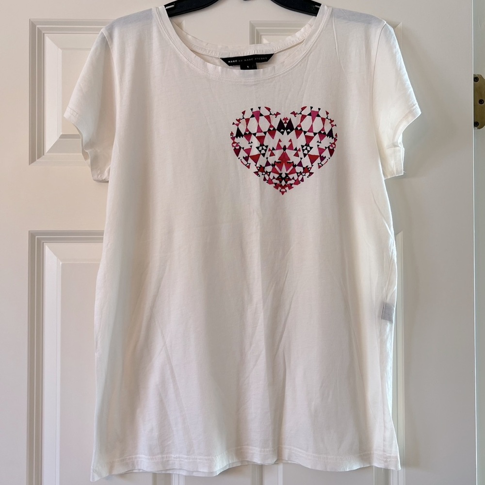 Marc by Marc Jacobs Mosaic Heart T-shirt